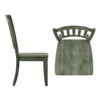 Chaises de salle à manger en bois à lattes