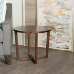 Table d'appoint Tansy ronde en bois d'acacia