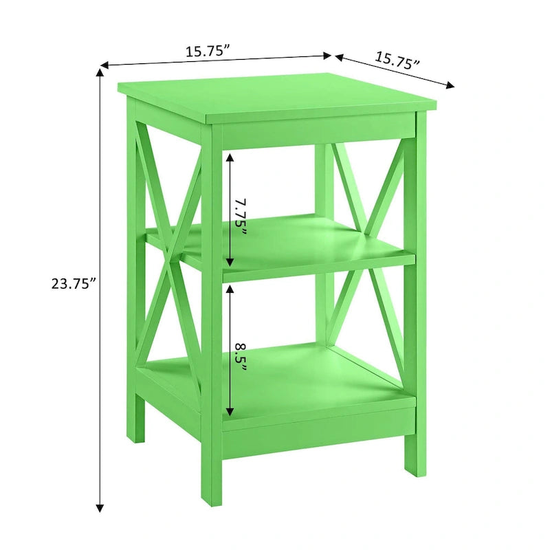 Table d'appoint Oxford avec étagères
