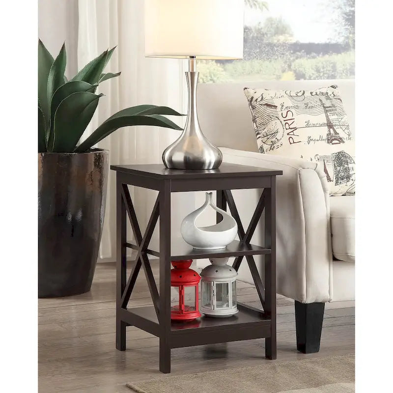 Table d'appoint Oxford avec étagères