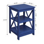 Table d'appoint Oxford avec étagères
