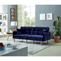 75.6 Joli canapé-lit convertible en velours Futon Causeuses