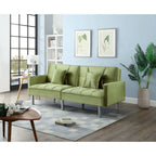 75.6 Joli canapé-lit convertible en velours Futon Causeuses