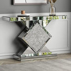 Console moderne avec incrustation de diamants concassés