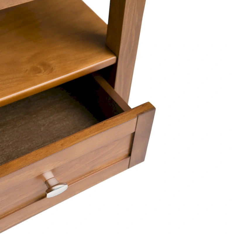 Table d'appoint rectangulaire de transition Norfolk en BOIS MASSIF de 20 po de largeur - 20 po de largeur