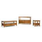 Table d'appoint rectangulaire de transition Norfolk en BOIS MASSIF de 20 po de largeur - 20 po de largeur