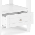 Table d'appoint rectangulaire de transition Norfolk en BOIS MASSIF de 20 po de largeur - 20 po de largeur
