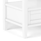 Table d'appoint rectangulaire de transition Norfolk en BOIS MASSIF de 20 po de largeur - 20 po de largeur