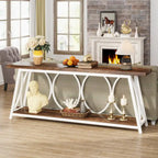 Table console extra longue de 70,9 pouces Table d'appoint de canapé pour salon