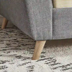 Lit de repos en tissu de lin