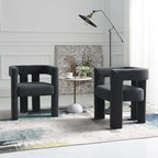 Fauteuil rembourré en bouclette, 24 po de large