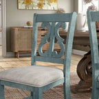 Chaises de salle à manger en bois Sylmer Farmhouse