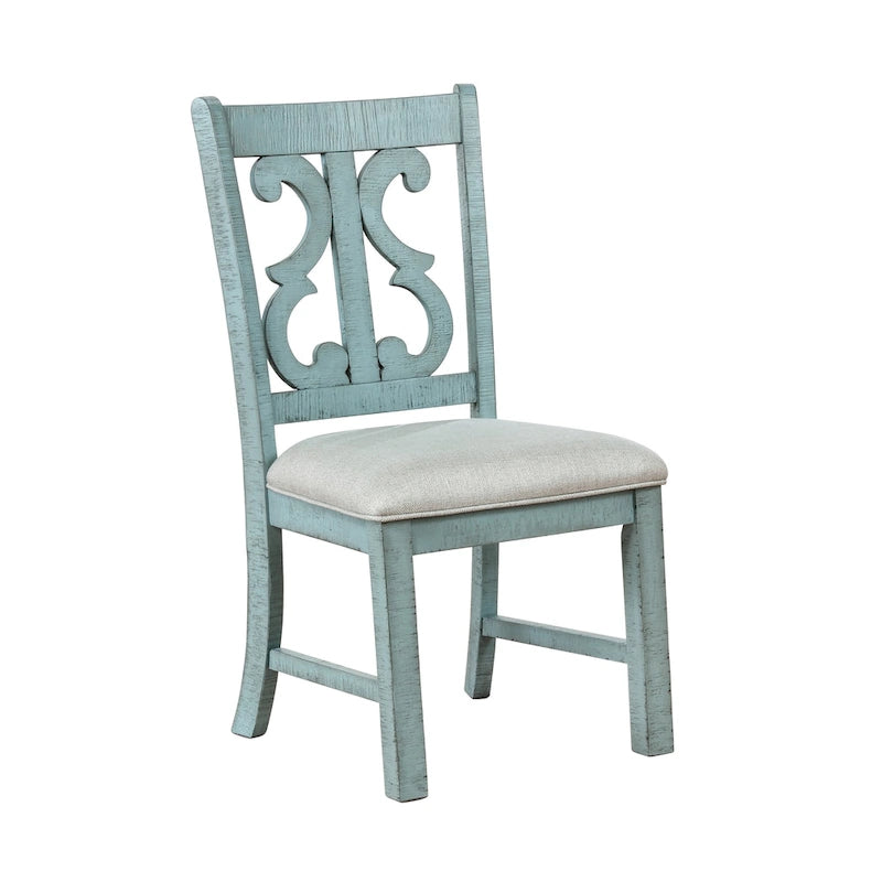 Chaises de salle à manger en bois Sylmer Farmhouse