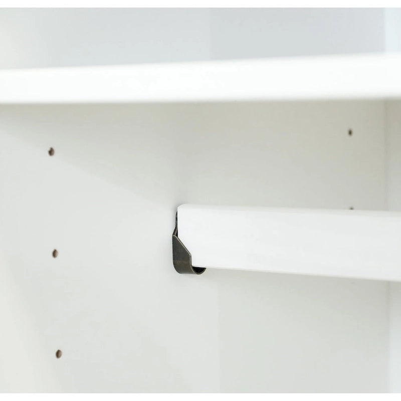 Armoire à vêtements avec portes en bois massif ou portes miroir