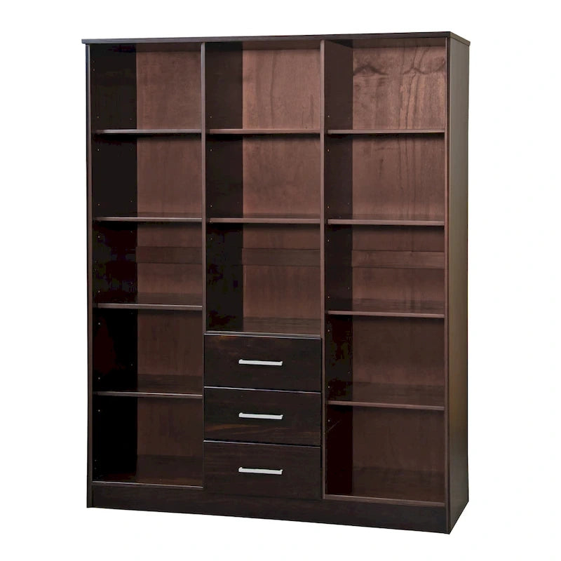 Armoire à vêtements avec portes en bois massif ou portes miroir