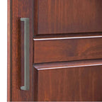 Armoire à vêtements avec portes en bois massif ou portes miroir