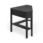 Bureau d'angle informatique Lincoln en bois massif/MDF