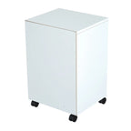 Chariot d'imprimante mobile 24" avec 2 tiroirs, blanc