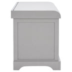 Banc coffre de rangement tissé marron - 33.5 x 16.1 x 19.9 - 34Lx16Px20H