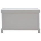 Banc coffre de rangement tissé marron - 33.5 x 16.1 x 19.9 - 34Lx16Px20H