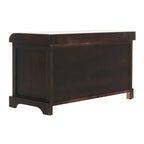 Banc coffre de rangement tissé marron - 33.5 x 16.1 x 19.9 - 34Lx16Px20H