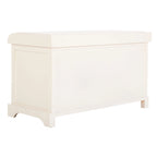 Banc coffre de rangement tissé marron - 33.5 x 16.1 x 19.9 - 34Lx16Px20H