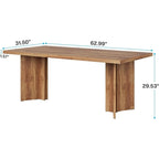 Table de salle à manger de cuisine de 160 cm de long pour salle à manger