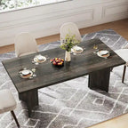 Table de salle à manger de cuisine de 160 cm de long pour salle à manger
