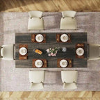 Table de salle à manger de cuisine de 160 cm de long pour salle à manger