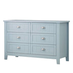Commode moderne avec cadre en bois massif et poignée coquille rétro