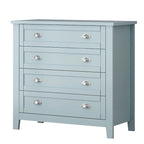 Commode moderne avec cadre en bois massif et poignée coquille rétro