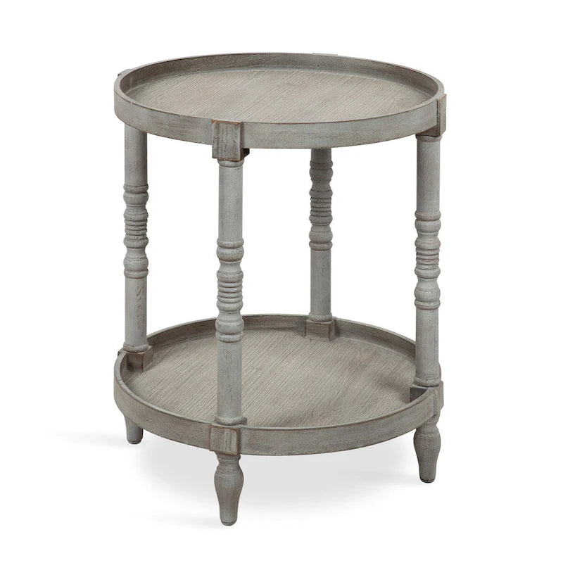 Table d'appoint ronde en bois Bellport