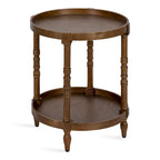 Table d'appoint ronde en bois Bellport