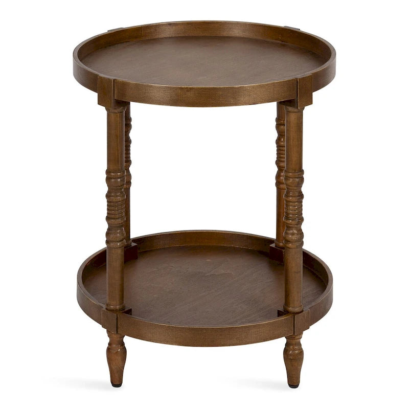 Table d'appoint ronde en bois Bellport