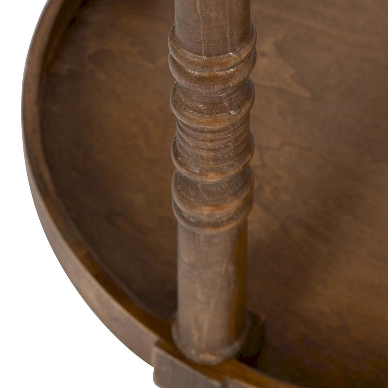 Table d'appoint ronde en bois Bellport