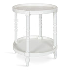 Table d'appoint ronde en bois Bellport