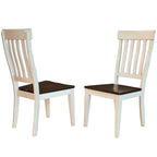 Table de salle à manger en bois massif avec chaises et bahut