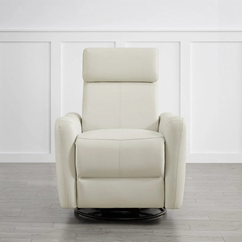 Fauteuil d'allaitement inclinable, pivotant et berçant à commande électrique