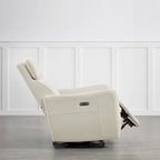Fauteuil d'allaitement inclinable, pivotant et berçant à commande électrique