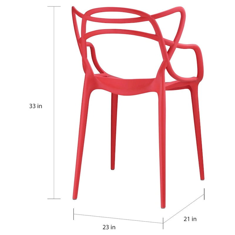 Chaise empilable en plastique