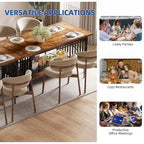 Grande table de cuisine à manger de 70 pouces pour 6 à 8 personnes, table de cuisine de style ferme industriel avec étagère de rangement