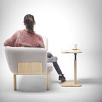 Table d'appoint moderne à hauteur réglable avec support pour appareils numériques pour le salon ou le bureau