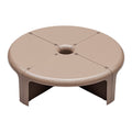 Table basse rétro modulaire en plastique ABS avec design convertible multi-usage pour le salon