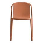Chaise d'appoint Eco Modern 100 % plastique recyclé empilable pour l'intérieur et l'extérieur, pour salle à manger ou terrasse