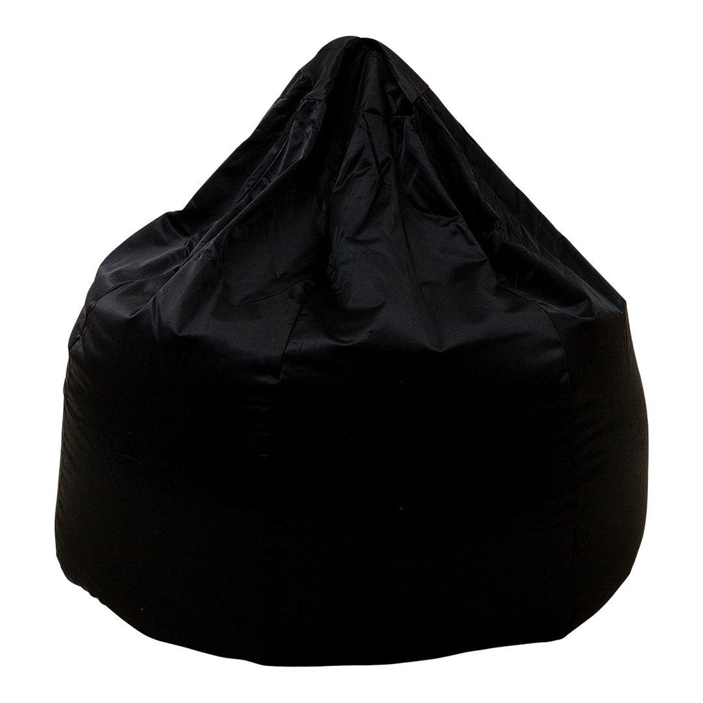 Fauteuil poire classique en tissu, épousant les formes du corps pour un confort optimal, idéal pour le salon ou la chambre.