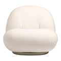 Fauteuil lounge moderne français entièrement tapissé avec forme de nuage flottant de faible hauteur pour salon