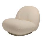 Fauteuil lounge moderne français entièrement tapissé avec forme de nuage flottant de faible hauteur pour salon