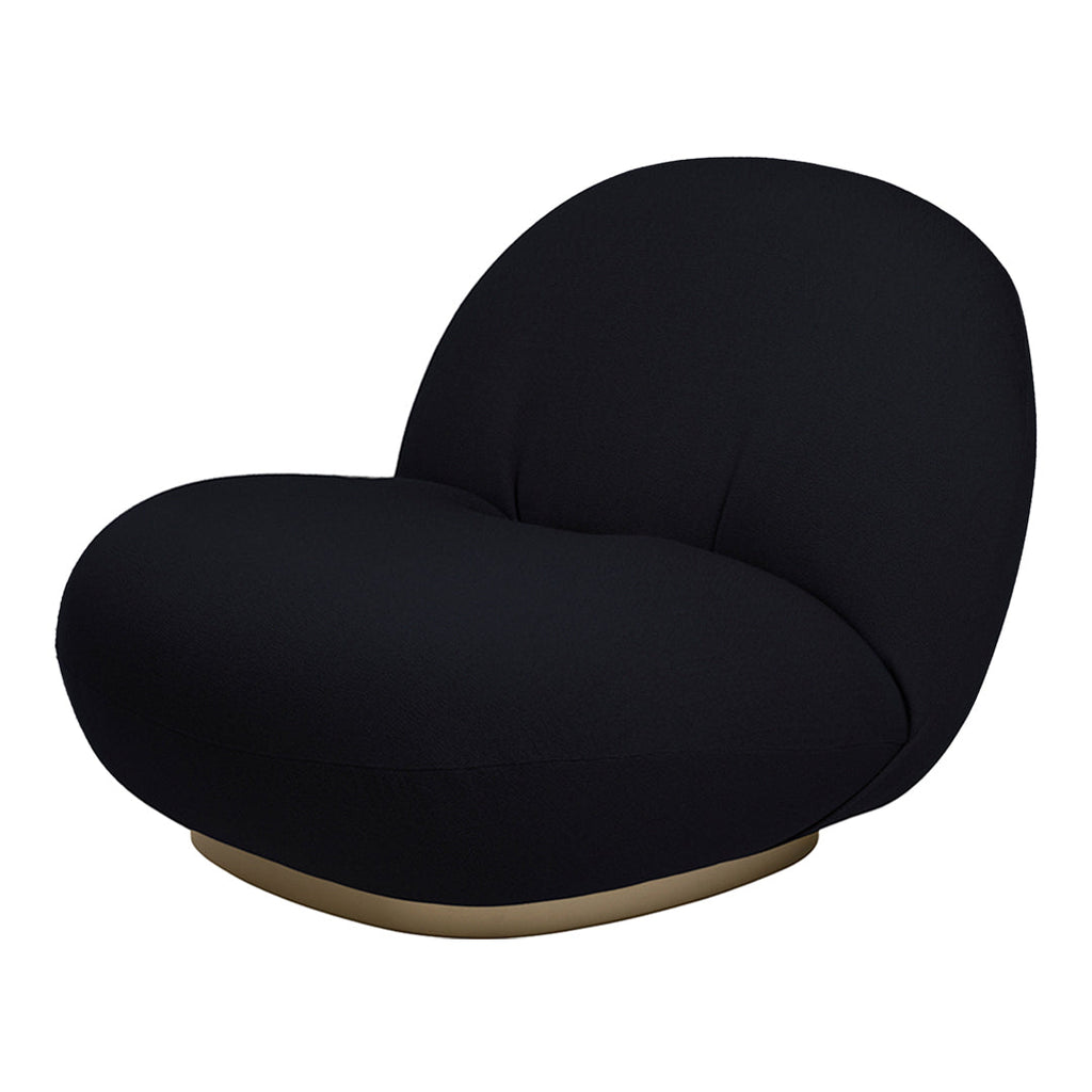 Fauteuil lounge moderne français entièrement tapissé avec forme de nuage flottant de faible hauteur pour salon