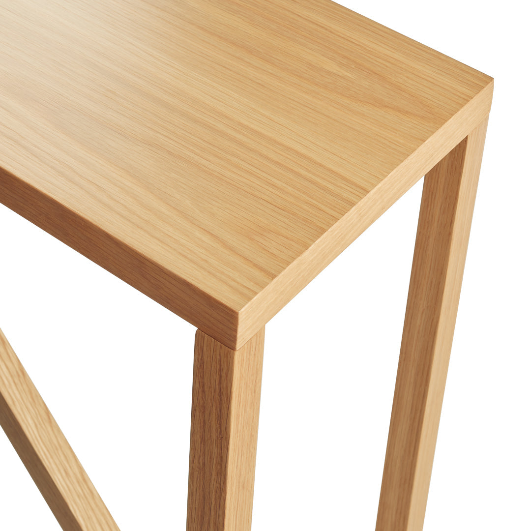 Console industrielle en acier et MDF avec cadre thermolaqué pour couloir