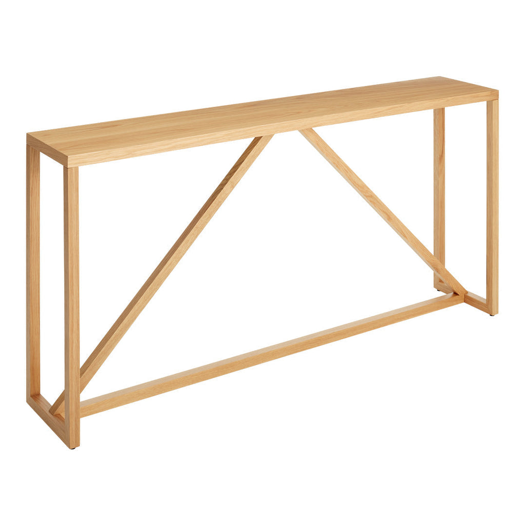 Console industrielle en acier et MDF avec cadre thermolaqué pour couloir